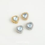 Heart-shaped Zirconium Spacer Beads Copper-plated Real Gold Color-preserving Beads diy Handmade Bracelet Necklace Beaded Jewelry Accessories Material - Image 5