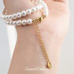 18K Gold Lobster Buckle Bracelet silver Extended Chain Handmade DIY Material Beaded Buckle Head Plus Long Tail Chain Jewelry Accessories - Image 4