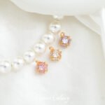 Real Gold Plated Color-preserving Square Zirconium Colorful Pendant Loose Beads diy Handmade Bracelet Necklace Beaded Jewelry Accessories Material - Image 2