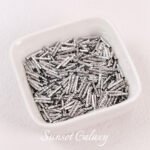 14k18K plating real gold straight hole faceted cut straight tube handmade diy beaded bracelet necklace jewelry accessories - Image 9