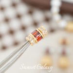 18K Gold-Plated Color-Preserving Zircon Screw Buckle Pearl Buckle Finishing Buckle Handmade DIY Beaded Bracelet Necklace Accessories Material - Image 2