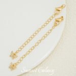 18k Butterfly Star Full Zirconium Coil Chain Lobster Buckle Extended Chain Handmade DIY Beaded Material Necklace Bracelet Accessories - Image 15