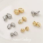 18k gold color baroque irregular stone beads loose beads handmade DIY string bracelet necklace accessories - Image 3