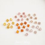 3mm gold plated color square zirconium gold bottom anti-gripper drill beads diy handmade beaded material bracelet jewelry accessories - Image 2