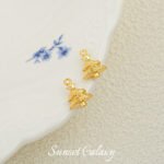 18K Christmas Series Gingerbread Man Socks with Zirconium Pendant Handmade DIY Beaded Material Earrings Accessories Bracelet Accessories - Image 34