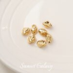 18k gold color baroque irregular stone beads loose beads handmade DIY string bracelet necklace accessories - Image 9