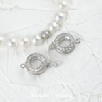 Card 8 Card 10 Zirconium Beads Pearl Bag Bead Buckle Bead Buckle Handmade DIY Beaded Material Bracelet Necklace Accessories - Image 7