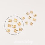 Color-preserving 18K Gold Plated Real Gold Side BucKle Finishing BucKle Accessories diy Bracelet NecKlace Jewelry Handmade Bead Material - Image 7