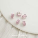 copper plated real gold color retaining zircon wheel zircon diamond beads diy handmade bracelet necklace beaded material beads accessories - Image 12