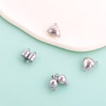 Copper Plated 18K Gold/Silver Preserve Color Jewelry Accessories Beaded Bracelet Coil Magnet Suction Buckle Buckle Diy Handmade Material - Image 3