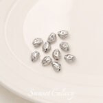 18k gold color baroque irregular stone beads loose beads handmade DIY string bracelet necklace accessories - Image 9