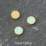 Titanium Steel Daisies Smiley Beads Beads Handmade DIY Beaded Material Bracelet Necklace Earrings Accessories - Image 11