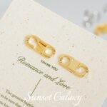 18K Real Gold Plated Anti-Fall 8-Shaped Flip Lock Lobster Clasp Handmade DIY Beading Material Bracelet Necklace Accessories - Image 5