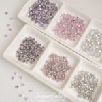 30 pieces of zircon silver plated claw diamond round color retaining diy handmade beaded material bracelet necklace loose beads jewelry accessories - Image 5