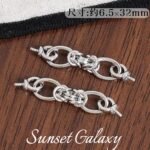 Strong Color Retention 18K Gold-Plated Twist Button Eye Needle Chain Handmade DIY Beaded Bracelet Necklace Jewelry Accessories Material - Image 7