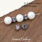 18K Gold-Plated Color-Preserving Micro-Paved Zircon Wheel Beads Spacer Beads Handmade DIY Beaded Bracelet Necklace Jewelry Accessories Material - Image 26