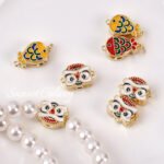 Electroplated real gold lion koi strong suction buckle closing magnet buckle diy beaded bracelet necklace accessories - Image 4