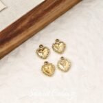 South Korea Imported 304 Stainless Steel Real Gold Plated Color-preserving Shell Heart Pendant Handmade diy String Bracelet Jewelry Accessories - Image 7