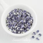 [water drop] 18k silver plated zircon claw drill beads handmade diy bracelet necklace beaded clothing material accessories - Image 13