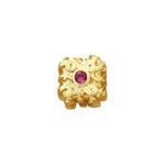 New Year Red Zircon Diamond Sand Gold Square Bead Spacers Loat Beads Handmade DIY Beaded Bracelet Jewelry Accessories - Image 5