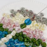 [Dream of the Sun] Imported Japanese silky vignetting glass beads handmade diy bracelet beaded accessories materials - Image 2