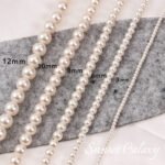 White imitation Shijia pearl loose beads with holes round beads handmade DIY beaded bracelet necklace ear jewelry accessories material - Image 3