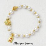 New Year Dragon Year Sha Gold Lucky Nafu Small Gold Pendant Handmade DIY Beaded Bracelet Accessories - Image 2