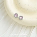 18k bag gold aquamaric beads with beads loose beads bracelet necklace earrings jewelry diy handmade beaded accessories material - Image 9