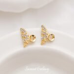 Butterfly Beads Gold Plated Zirconium Beads Handmade DIY Bracelet Necklace Beaded Beaded Jewelry Accessories Material - Image 9