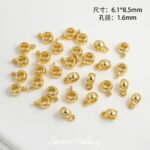 14k New Chinese Retro Alloy Butterfly Tee Hanging Handmade DIY Bracelet Necklace Beaded Beaded Accessories Material - Image 7