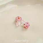 Lampwork Glass Transparent Mushroom diy Handmade Bracelet Necklace Beaded Loose Beads Jewelry Accessories Materials - Image 8