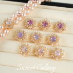 18K Color-Preserving Sparkling Snow Falling Zircon-Plated Beads Pearl Handmade DIY Beaded Bracelet Jewelry Accessories Material - Image 2