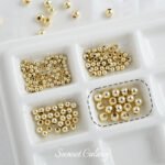 14k18k Gold-filled Color-preserving Round Beads Gold Beads Separated Beads Loose Beads Handmade diy Beaded Bracelet Necklace Jewelry Accessories - Image 17