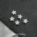 18k gold color five-petal flower four-leaf clover accessories handmade diy beaded material bracelet necklace earring accessories - Image 11