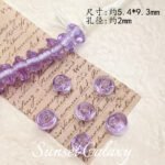 Water Ripple Lampwork Glass Small High-Transparency Beads Handmade DIY Beaded Bracelet Necklace Jewelry Accessories Material - Image 8