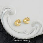 [Marine] 18k gold animal pendant small fish seahorse handmade diy beaded material bracelet necklace earrings accessories - Image 12