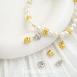 18k Gold Plated Snail Line Round Beads Multi-use Accessories Handmade DIY Bracelet Necklace Jewelry Beaded Material - Image 2