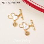 18k Color Refined Gold Plated Gourd Coil Buckle Handmade DIY Bracelet Ring Beaded High Color Retain Jewelry Accessories - Image 9