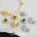 18k gold zircon bow gardenia flower ingot buckle closure buckle handmade diy beaded material necklace bracelet accessories - Image 2