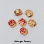 New Year's Ancient Sand Gold Accessories Pendant Lucky Cat Lucky Scattered Beads DIY Handmade Beaded Bracelet Necklace Jewelry - Image 16