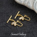 18k real gold plated temperament zircon Ot buckle closing buckle connection buckle handmade diy beaded material bracelet necklace accessories - Image 14