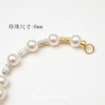 18K gold color Joker vertical bead beads DIY handmade jewelry pearl bracelet necklace accessories loose beads material - Image 2