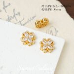 Strong Color Retention 18K Gold-Plated Zirconium Precision Porous Spacer Beads Handmade DIY Bracelet Necklace Jewelry Accessories Material - Image 12