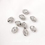 18k gold color retention irregular micro inlaid zircon potato beads handmade diy string bracelet necklace accessories - Image 7