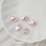 Baroque zircon star butterfly love loose beads accessories pearl beads handmade DIY bracelet necklace accessories - Image 14