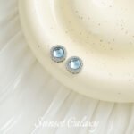 18k bag gold aquamaric beads with beads loose beads bracelet necklace earrings jewelry diy handmade beaded accessories material - Image 7