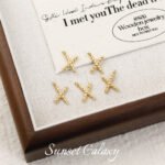 Twist plating real gold 26 English letter pendant handmade diy string bracelet earrings necklace accessories - Image 29