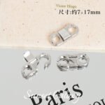 18K Real Gold Plated Anti-Fall 8-Shaped Flip Lock Lobster Clasp Handmade DIY Beading Material Bracelet Necklace Accessories - Image 7