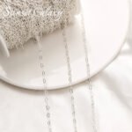 18K Gold Color Peach Heart Love Chain Extension Chain Handmade DIY String Bracelet Necklace Accessories Material - Image 4