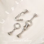 18k Electroplated Real Gold Micro-paved Zircon Finishing Connecting Buckle Head Handmade diy Beaded Bracelet Necklace Jewelry Accessories - Image 7